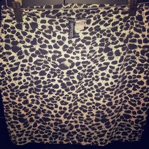 Authentic H&M Leopard Miniskirt